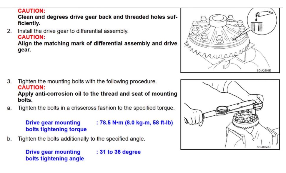 This image has an empty alt attribute; its file name is infiniti-q50_q60-drive-gear-ring-gear-mounting-torque-specs.jpg